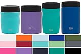 Simple Modern Rover - 16oz Rover Food Jar - Vacuum Insulated 18/8 Stainless Steel Leak Proof Food Storage Container - Hydro Thermos Flask - Emerald