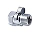 Senlesen S-001 Shower Head Shut-Off Valve Brass with Metal Handle Chrome