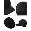 4 Pieces Winter Warm Set Knit Hat Scarf Earmuff Touch Screen Gloves for Unisex
