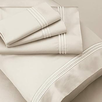 PureCare Premium Celliant Sheet, Technical Textile, King, Ivory, 4 Piece Set (PCSCel-K-IV)