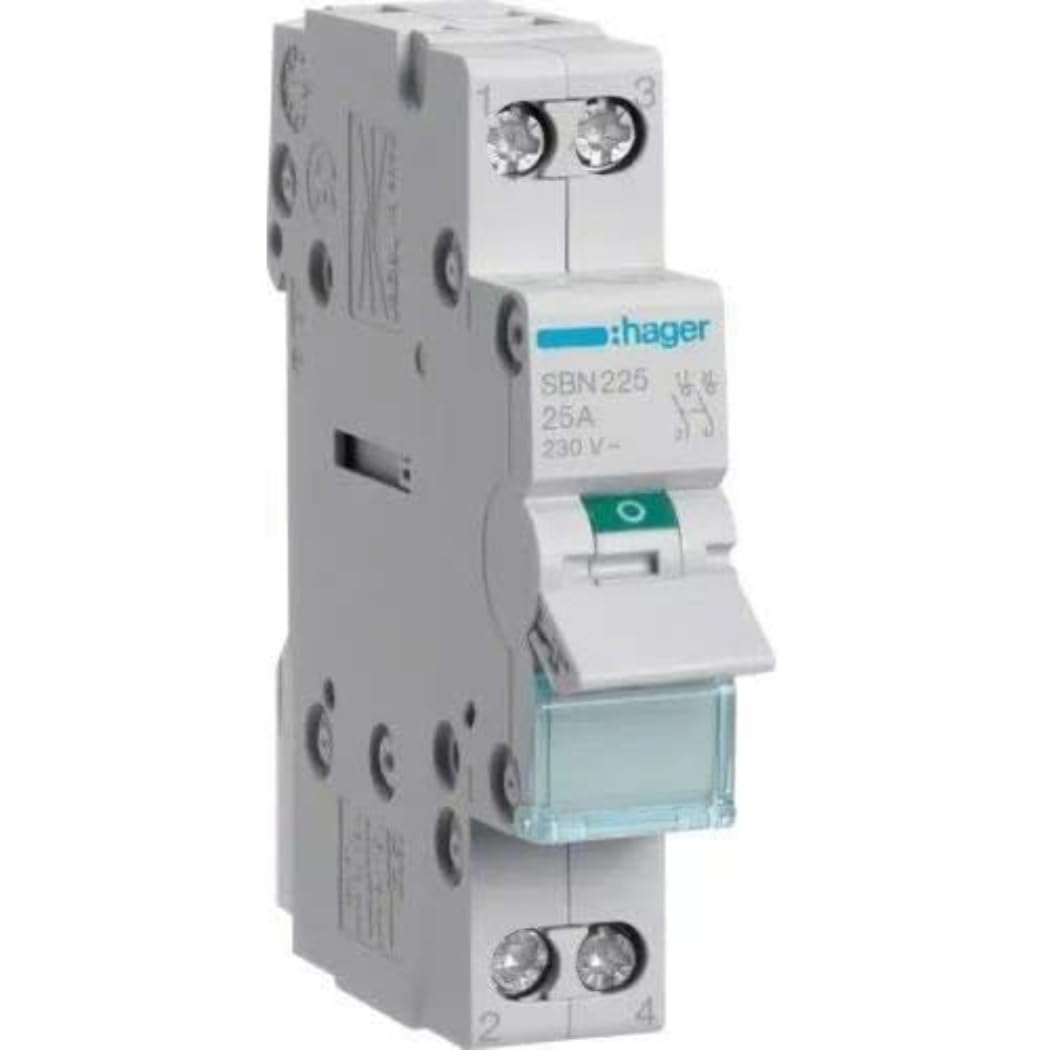 Hager SB Switch Modular Court SB 2 Poles 25 A