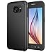JETech Case for Samsung Galaxy S6, Shock-Absorption TPU and Replaceable PC Cover Ultra Slim Fit (Black)