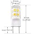 Bonlux LED G8 Light Bulb 2 Watts Warm White T4 G8 Base Bi-pin Xenon JCD Type LED 120V 20W Halogen Replacement Bulb for Under Counter Kitchen Lighting, Under-Cabinet Light, Puck Light (Pack-5)