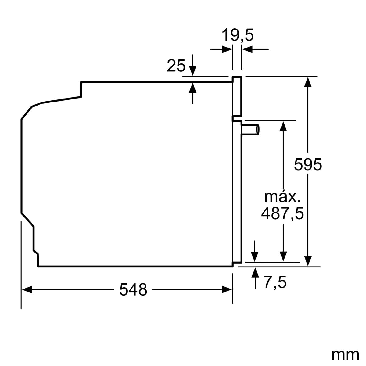, Horno, Serie 2, 5 Modos de Calentamiento, negro, HBA510BR4