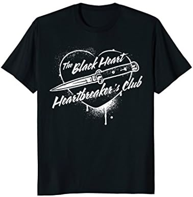Black Heart Heartbreakers Club w/ Switchblade Graphic T-Shirt