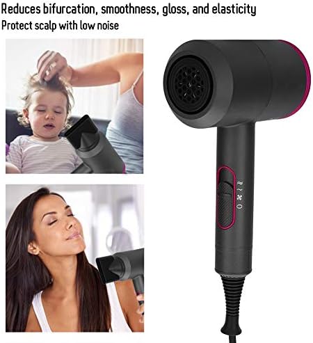 OMNFAS 2000W Professional Hair Dryer with Diffuser Ionic Conditioning - Powerful, Fast Hairdryer Blow Dryer,AC Motor Heat Hot and cold wind Constant temperature hair care Without Damaging Hair