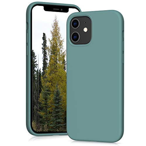 YATWIN Cover Compatibile con iPhone 12 Mini 5,4 Pollici, Custodia Serie Silicone Liquido, Protezione Completa del Corpo…