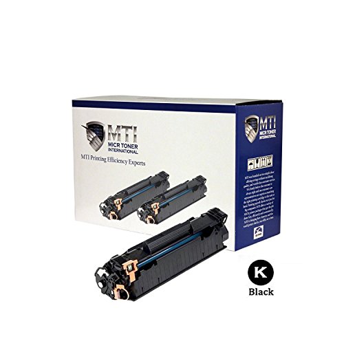 2 Pack MTI MICR Value Plus HP CE278A (78A) Compatible Toner Cartridge for HP Printers: P1566, P1606, P1606dn, M1536DNF (Universal Canon CRG128)