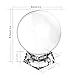 Moi Doi Crystal Ball, Crystal Clear Ball, K9 Crystal Suncatchers Ball with Stand for Photography/Meditation/Divination or Wedding/Home/Office Decoration