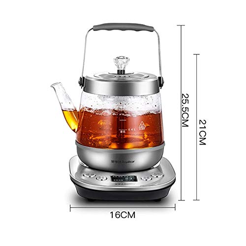 WSJTT Bollitore Elettrico, 1L Electric Glass Tea Kettle bollitore Cordless con Controllo di Temperatura, spegnimento… - immagine 3