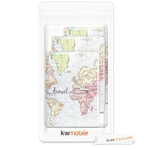 kwmobile-3x-Passport-Holder-Protective-Cover-PVC-Passport-Cover-for-Men-and-Women-Essential-Travel-Accessory-Travel-BlackMulticolor