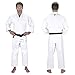 Elite Sports New Item Deluxe Adult Ijf Judo Gi With Preshrunk Fabric and Free Belt, White (1)