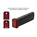 UTG Pro Plus 0 Base Pad, Glock Small Frame, Matte Red Aluminum