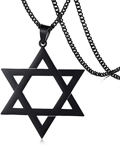David Pendant Necklace for Men Women 