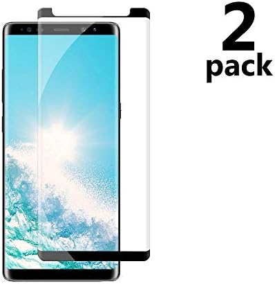 Galaxy Note 8 Black Screen Protector,Case Friendly/Scratch Resistant/9H Hardness/HD Tempered Glass Film Compatible with Samsung Galaxy Note 8[2 Pack 6.3in]