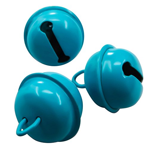 TOAOB 3 pcs Royal Blue Pet Collar Bell Charm Pendant for Dog Cat Collar Decoration and DIY Crafts - Thumbnail 2