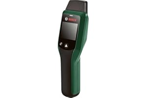 Bosch UniversalHumid Wood Moisture Meter (Precise Results Thanks to Wood Group Selection and LED Traffic Light for Easy Inter