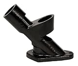 2-Way Cast Iron Flagpole Bracket (Fits 1 in. dia. pole)