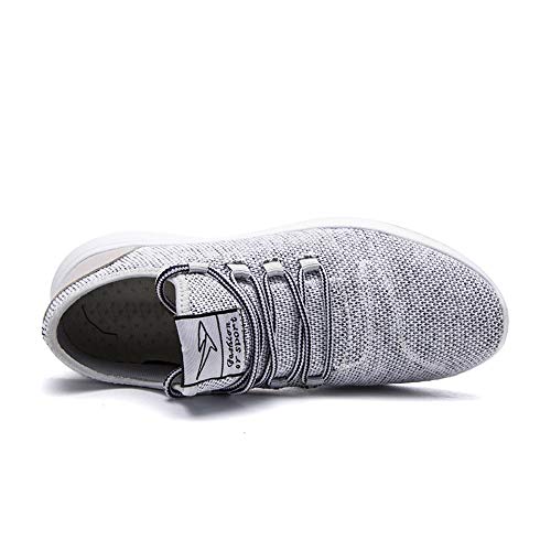 Srenket Mens Casual Athletic Sneakers Comfortable Running Shoes Light Tennis Zapatos Footwear for Men Walking Workout Gray45 - Thumbnail 3