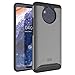 Nokia 9 Pureview Case, TUDIA Slim-Fit Heavy Duty [Merge] Extreme Protection/Rugged but Slim Dual Layer Case for Nokia 9 Pureview (Metallic Slate)