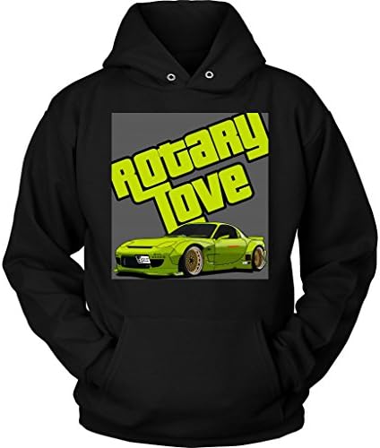 Rotary Love RX7 Mazda Tuner JDM Hoodie Sweatshirt