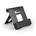 TaoTronics Portable Stand Adjustable Kickstand, Aluminum Body, Multi-angle for iPhone, iPad, Samsung Galaxy, LG, e-book, Android Windows Smartphone and Tablet - Black (TT-HS06B)