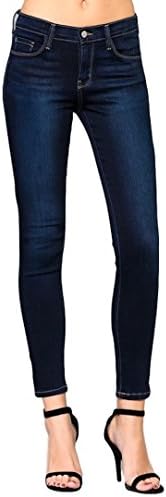 Blue Gemini Dark Blue Mid Rise Dark Wash Super Soft Skinny Jeans Y1899