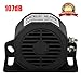 Airzir Backup Alarm, 107dB 12V-80V DC Waterproof Industrial Heavy-Duty Backup Reverse Warning Alarm with Super Loud Beeper Tone for Truck Van Freight Car Lorry Heavy Vehicles