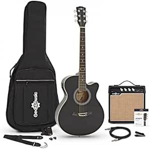 Set de Guitarra Electroacústica con Cutaway + Amplificador de ...