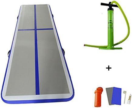ARCADIAW Inflatable Air Floor Air Track for Gymnastics Tumbling Training at Home Use with Size 3m x 1m x 10cm/10'x39 x 4