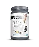 Vega Clean Protein Powder, BCAAs plus Glutamine, Vanilla, 18.3oz, 15 Servings