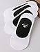 VERO MONTE 4 Pairs Mens No Show Socks WHITE 8.5-10.5 for Low Profile Shoes
