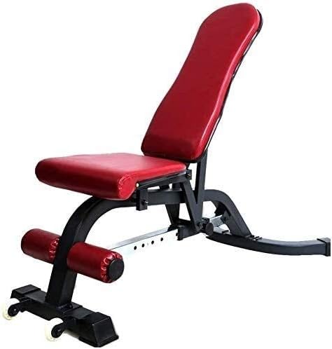PEDFI Fitness Benches Multifonctional Weight Bench Home Abdominal Waist Training 6-Speed Adjustable Dumbbell Bench Press Home Fitness Equipment