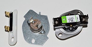 279769 (AP3094224) Dryer Thermostat and Thermal Fuse Kit (3392519 3390291 3977394 Thermal Cut-Off Kit)