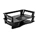 Rolodex Regeneration Recycled Plastic Stackable Side-Load Letter Tray Black (86027)