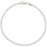 Sterling Silver Italian Rolo Chain Necklace 2.5mm Nickel Free, sizes 7 - 30 inch