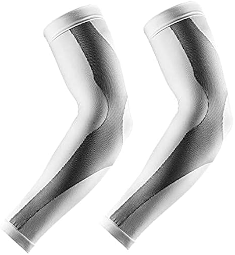 1 par unisex calentador de brazo sol protección UV Golf Ciclismo codo