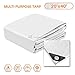 Sunshades Depot 20 x 40 Feet Heavy Duty 10 Mil White Multi-purpose Waterproof Poly Tarp Cover Tent Shelter Camping Tarpaulin