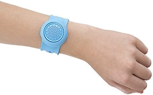 Jambanz 2.0 Wireless Water Resistant Rechargeable Bluetooth 4.0 Portable Silicone Slapband Speaker with Mic -  Blueberry Polka Dots