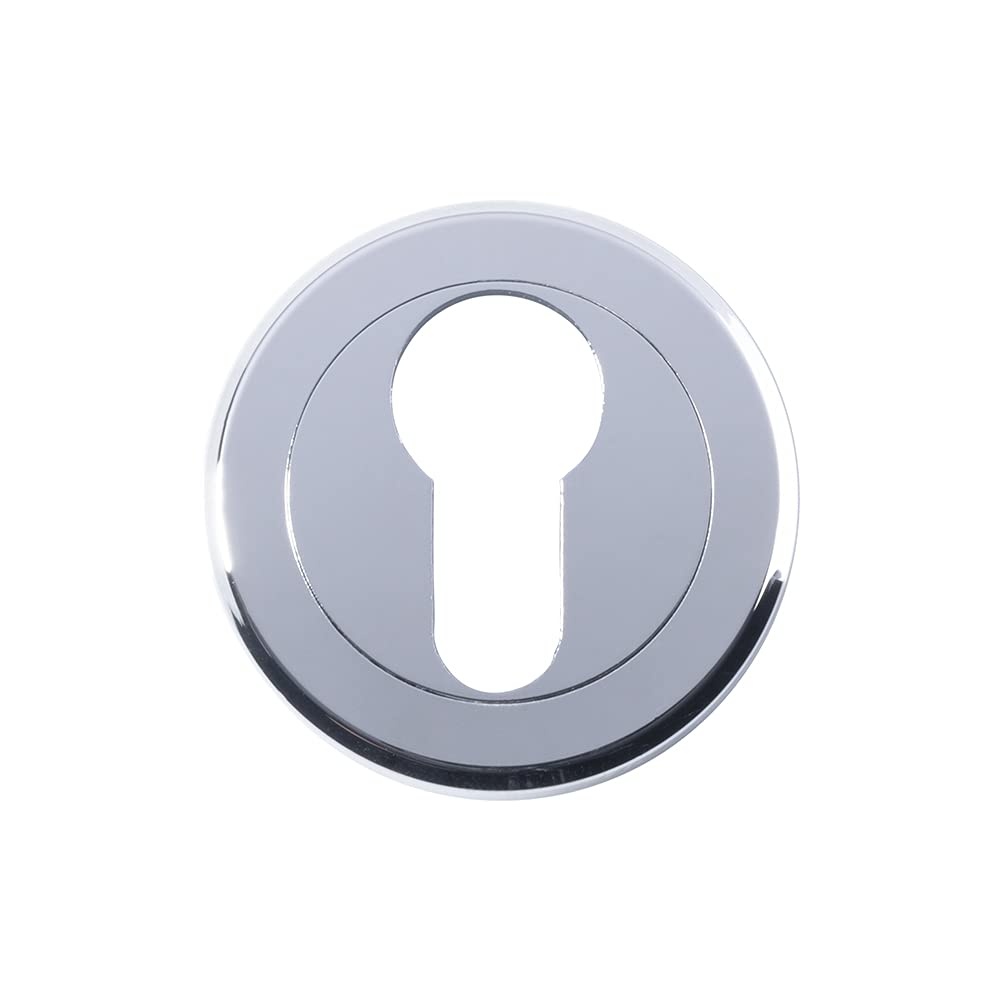 Serozzetta Escutcheon (Single) Euro Profile - Polished Chrome