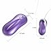 MOJOY Multi 10 Frequency Love Egg Vibrator, Mini Bullet Vibe Wired Massager Female Masturbator Vibration (Purple)