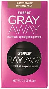 Everpro Gray Away Temporary Root Concealer Root Touch Up Magnetic Powder Light Brown/Medium Blonde (Pack of 3)