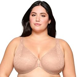 Glamorise Full Figure Plus Size Lacey T-Back