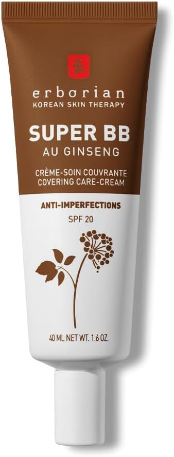 Erborian Super BB Cream Ginseng High Coverage SPF 20 40ml Chocolate