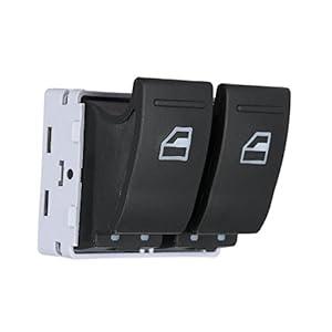 Twowinds Dubbele knop voor elektrische raamheffer Transporter T5 T6 Multivan Caravell 7E0959855A