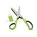 Kangnice 5 Blade Durable Security Shredding Scissor Paper Shredder Card Document Tool