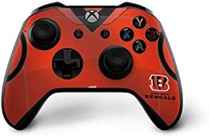 Skinit Decal Gaming Skin Compatible with Xbox One X Controller - Officially Licensed NFL Cincinnati Bengals Team Jersey Design