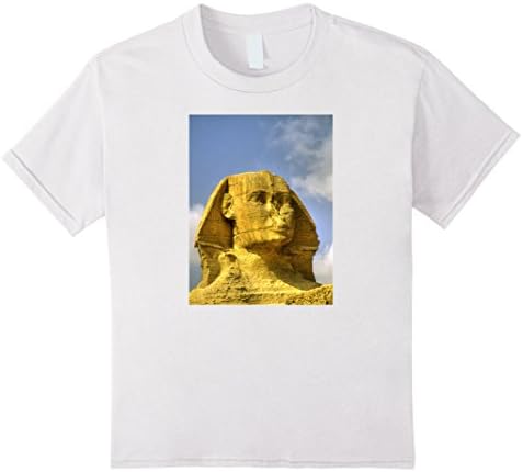 Kids Ancient Egypt Sphinx T-Shirt 10 White