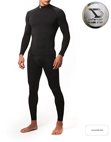 Defender Men's Sports Compression Pants Under Jerseys Tights Shorts Fits Football BR_L
