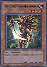 Yu-Gi-Oh! - Amazoness Swords Woman (MFC-061) - Magicians Force - Unlimited Edition - Ultra Rare